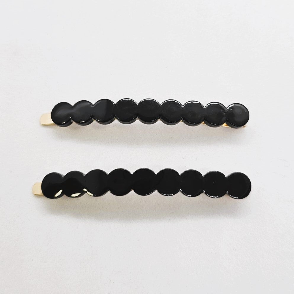 Juliette Coloured Resin Hair Slide - Pair