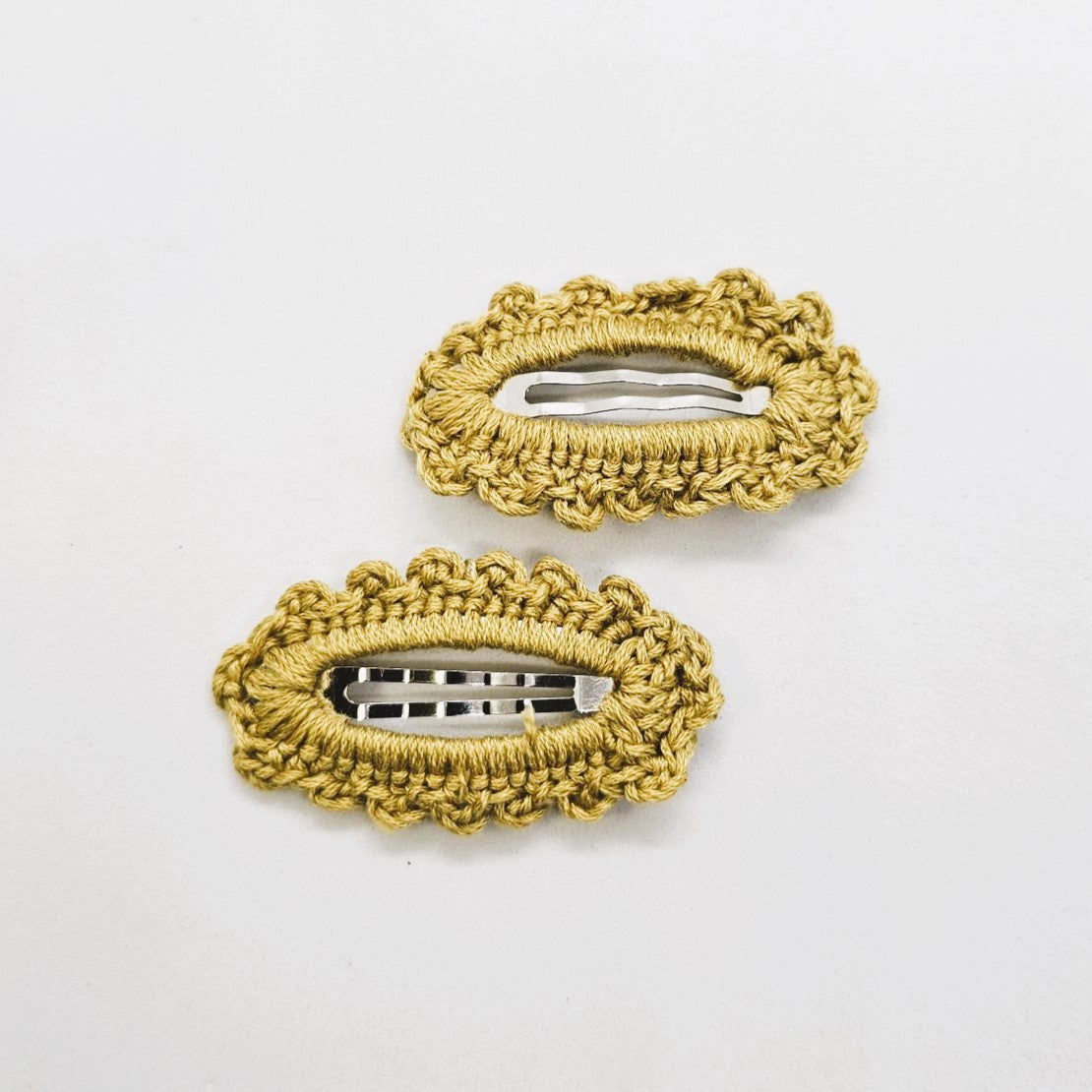 Paige Junior Crochet Snap Clip - Pair