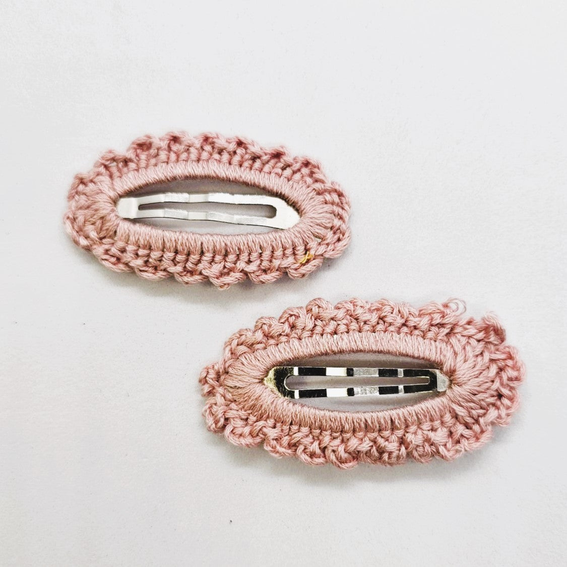 Paige Junior Crochet Snap Clip - Pair