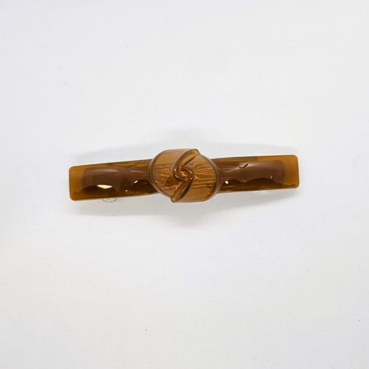 Rebecca Resin Knotted Barette