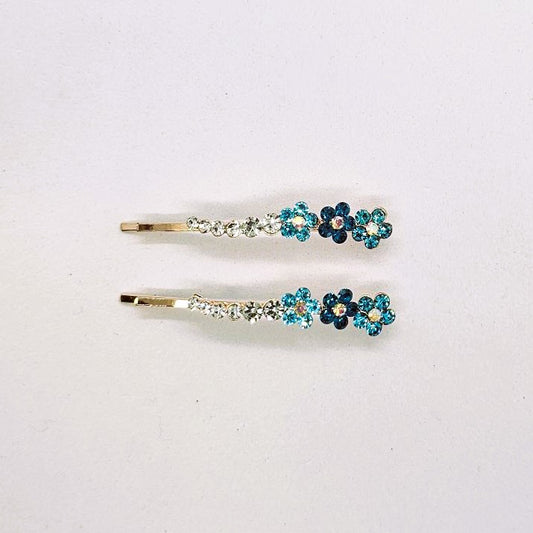 Amy Jewelled Hair Slide - Pair