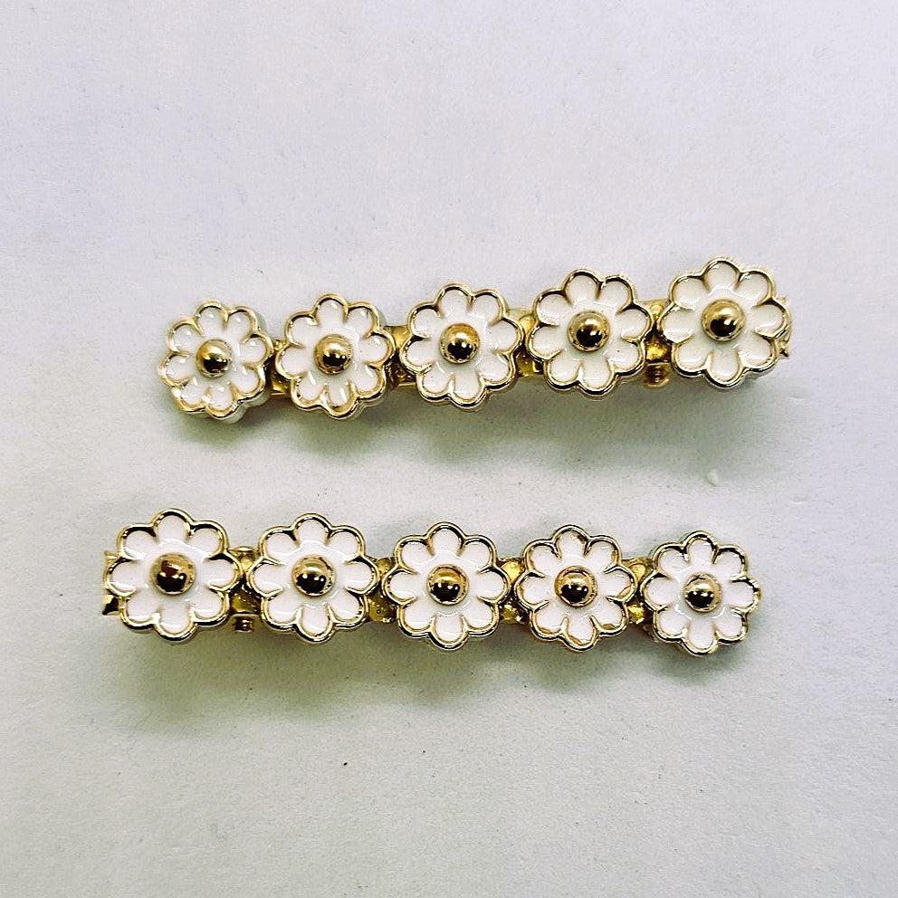 Luca Enamel Alligator Clip - Pair