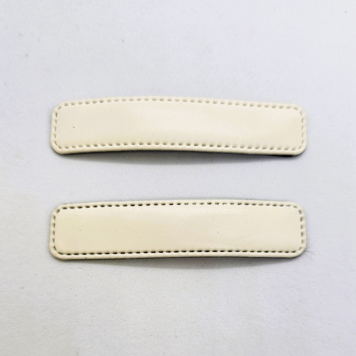 Ingrid Faux Leather Snap Clip - Pair