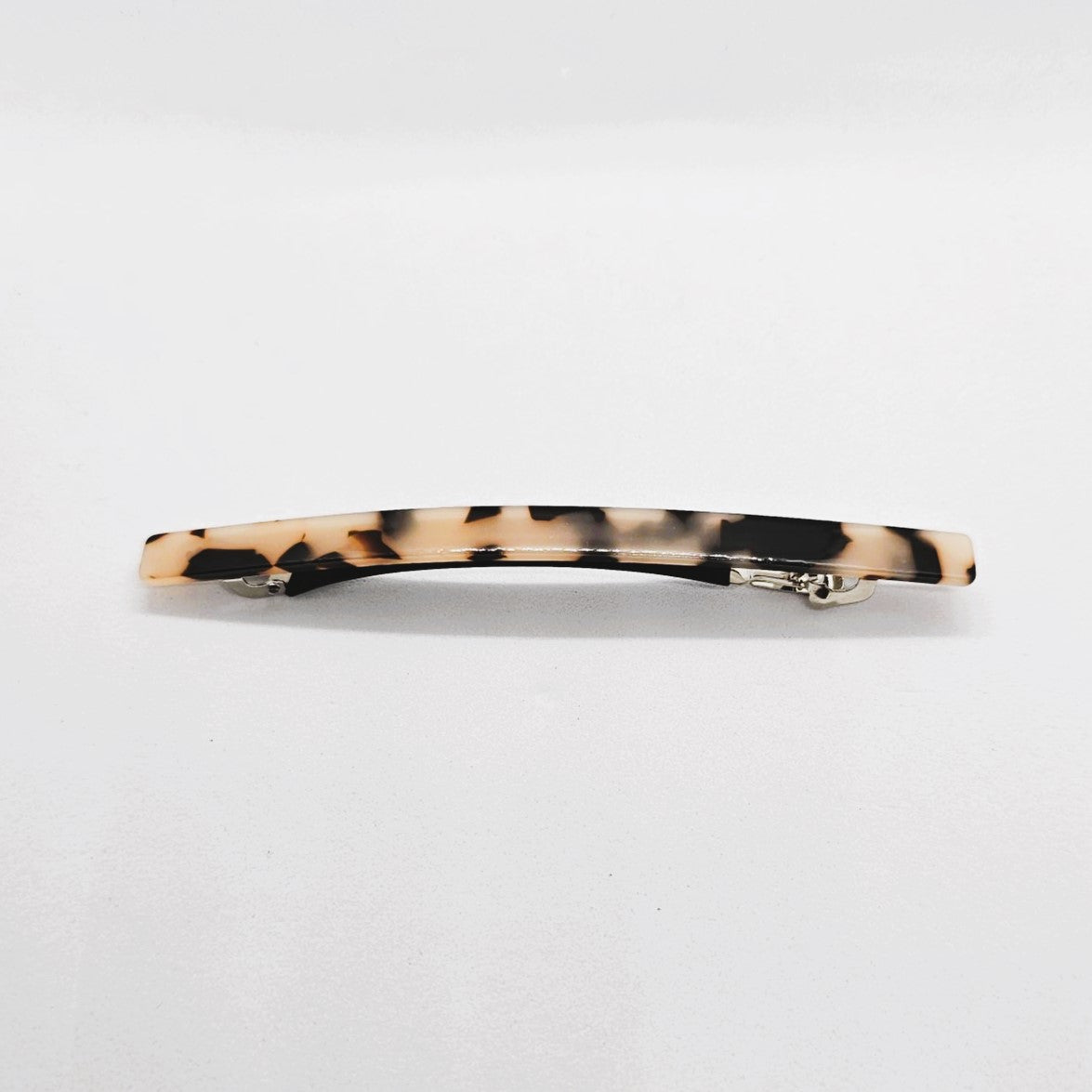 Terrazo Slimline Resin Barrette