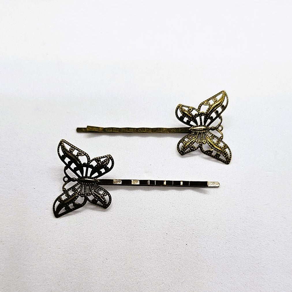 Scarab Hair Slide - Pair