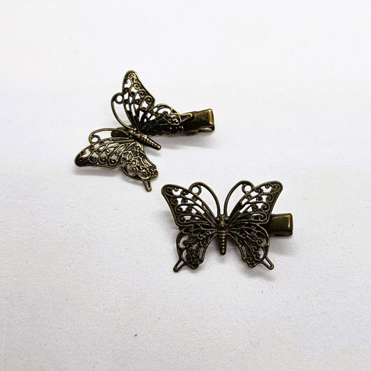 Scarab Junior Antique Brass Alligator Clip