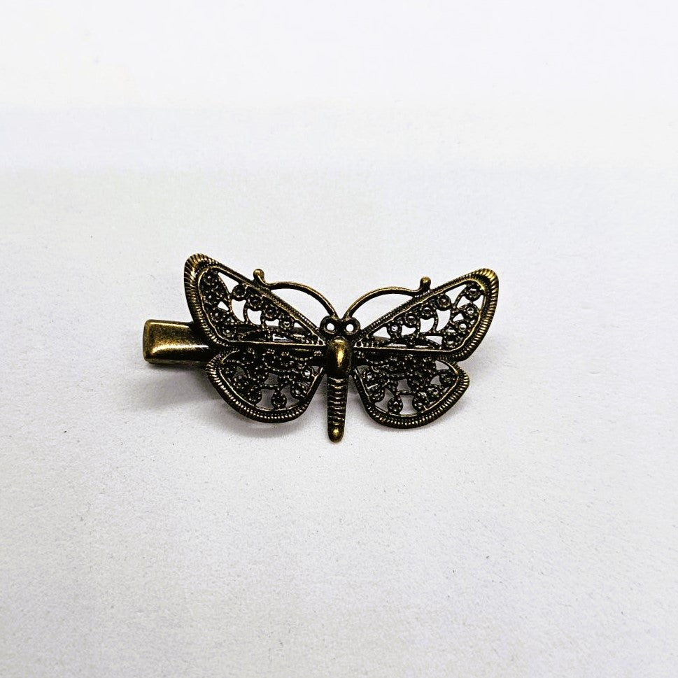 Scarab Junior Antique Brass Alligator Clip