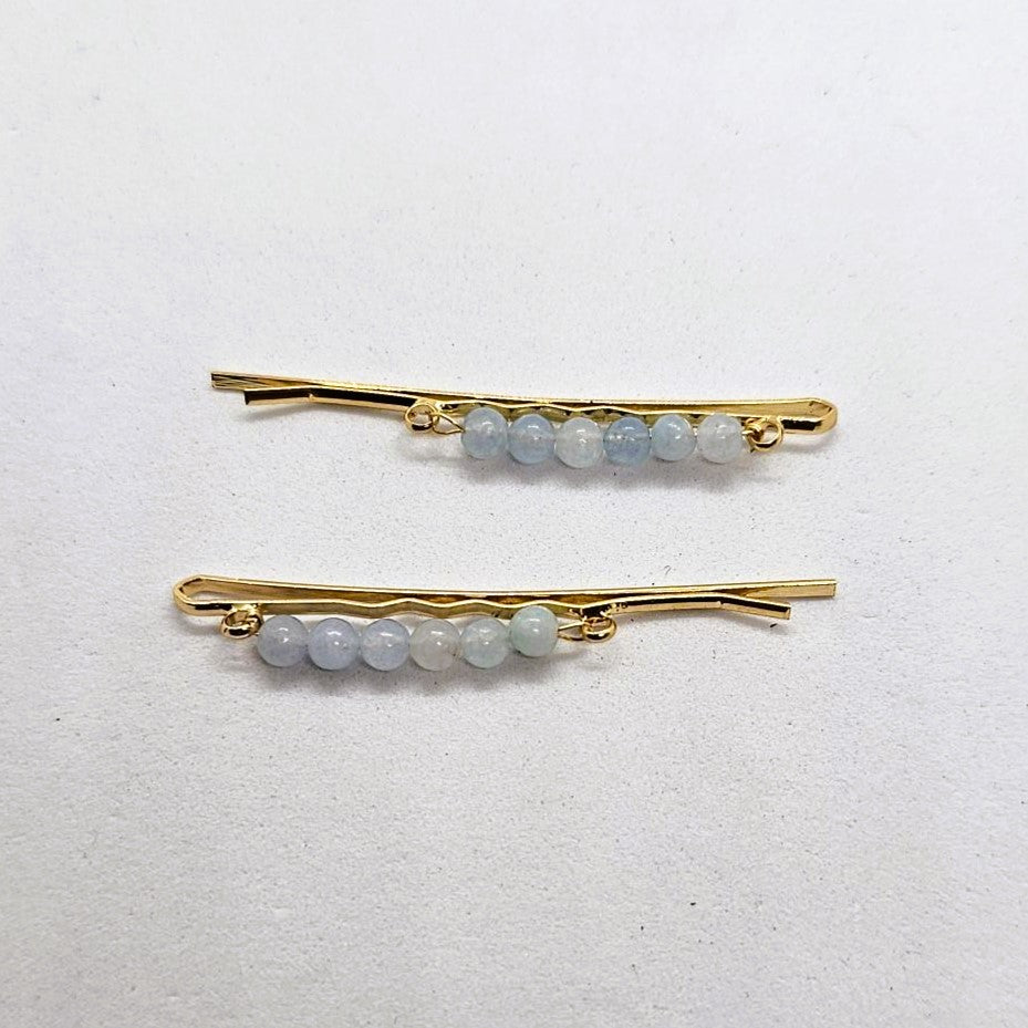 Yolanda Lights Beaded Hair Slide - Pair
