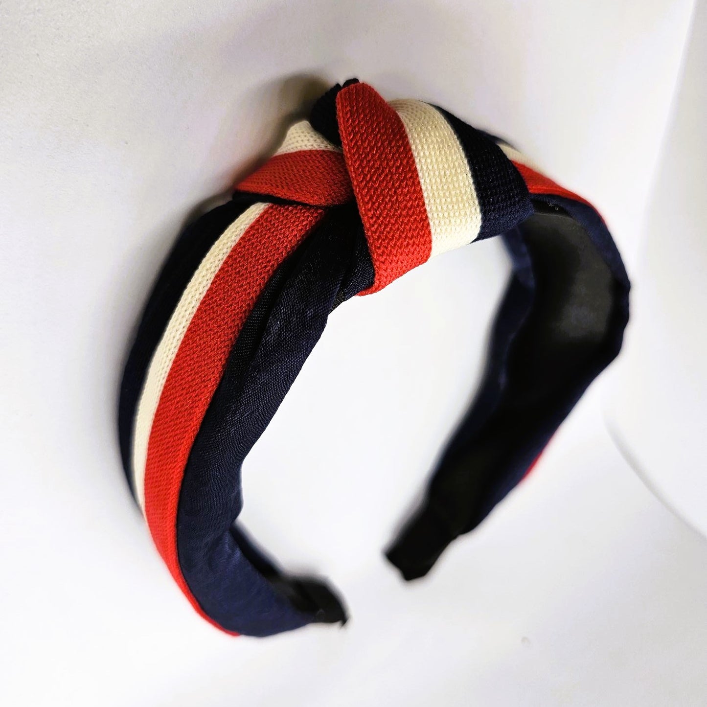 Thomasina Red White & Blue Knotted Headband