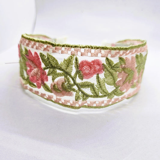 Willow Sheer Lace & Embroidery Headband