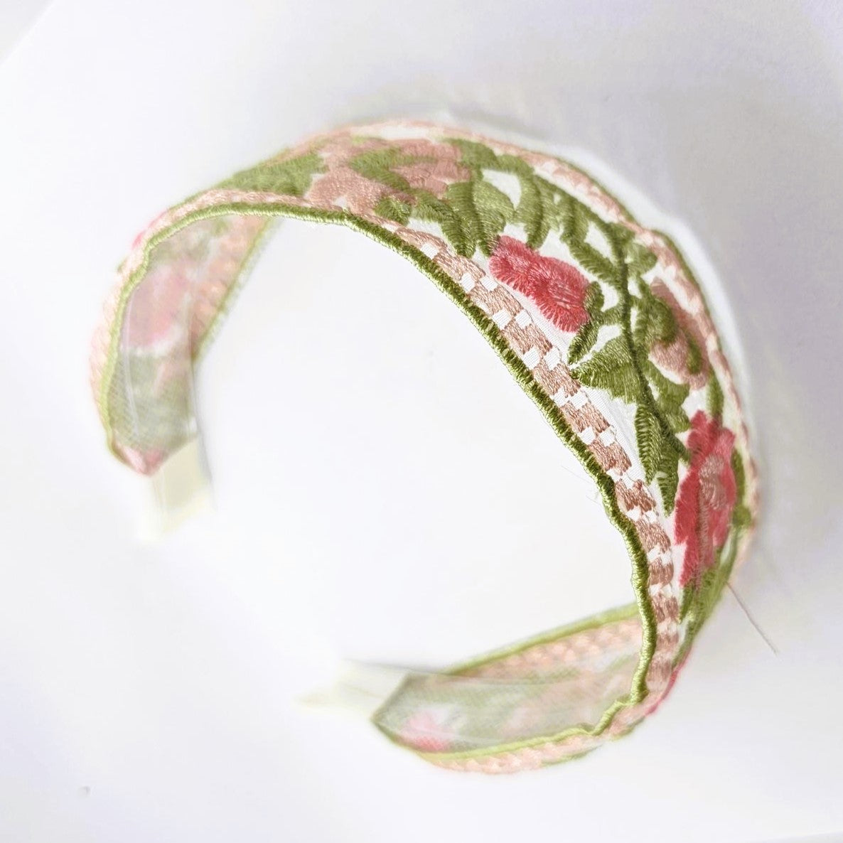 Willow Sheer Lace & Embroidery Headband