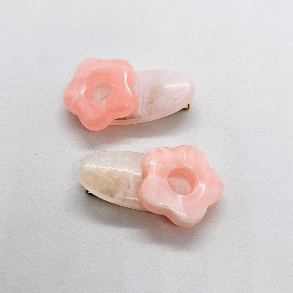 Luna Mini Resin Alligator Clip - Pair