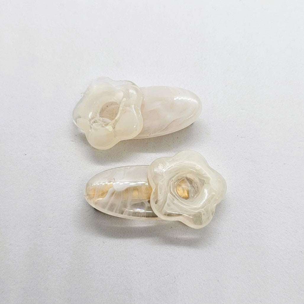 Luna Mini Resin Alligator Clip - Pair