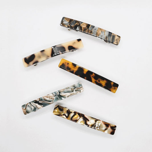Terazzo Resin Barrette