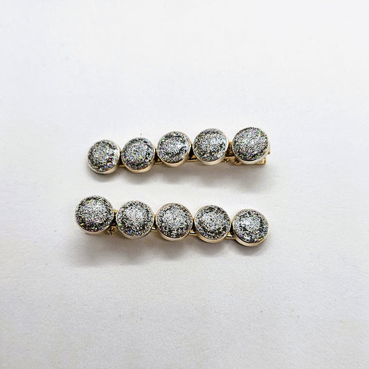 Ivanna Glitter & Sparkle Alligator Clip - Pair