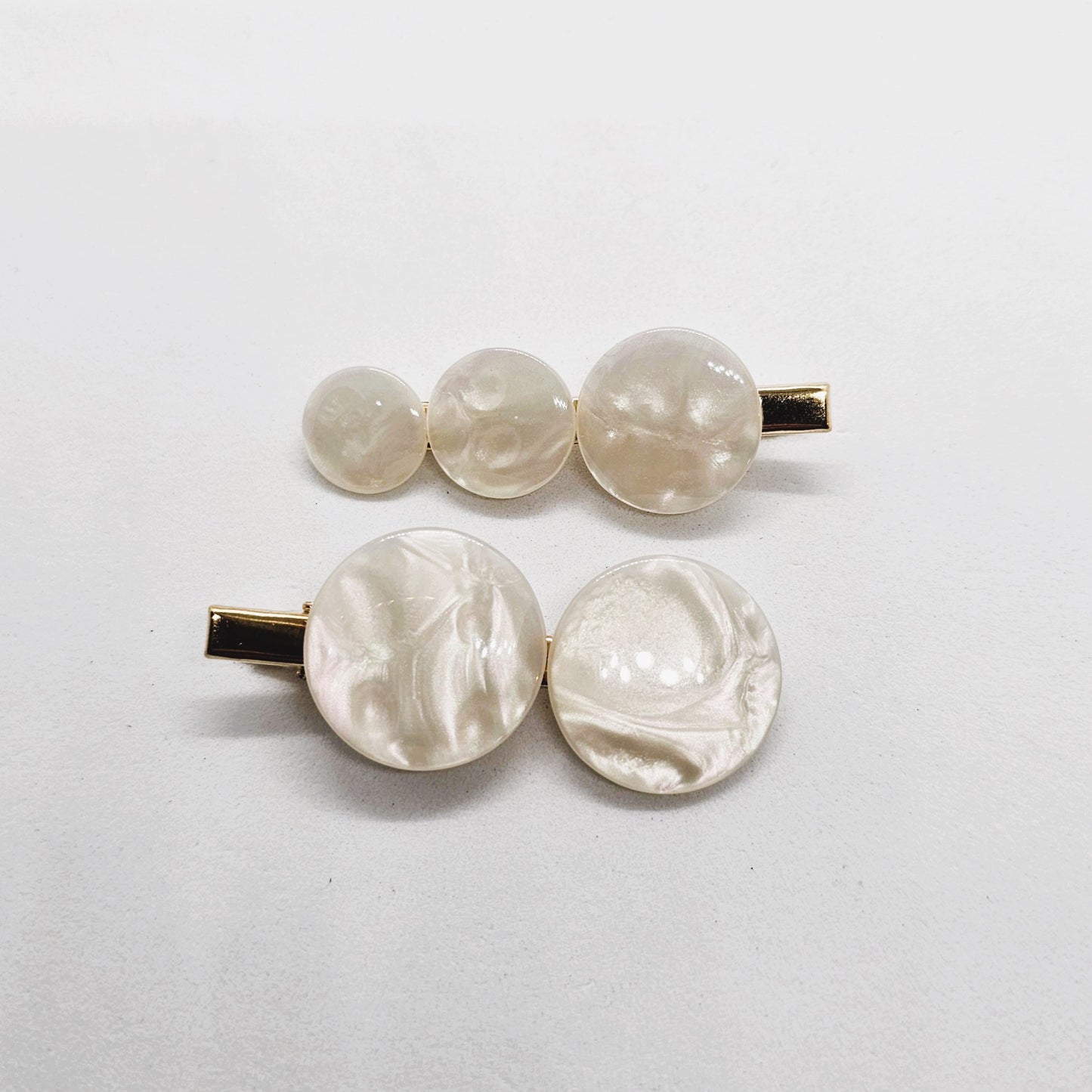 Droplet Resin Alligator Clip - Pair