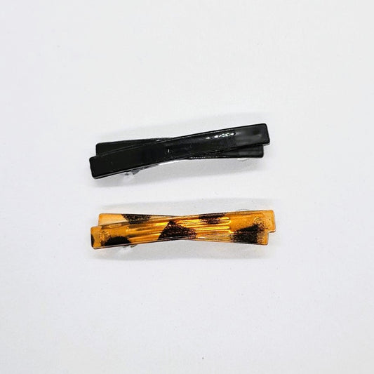 Paula Layered Mini Resin Barrette