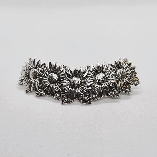 Field of Sunflowers Metal Barrette