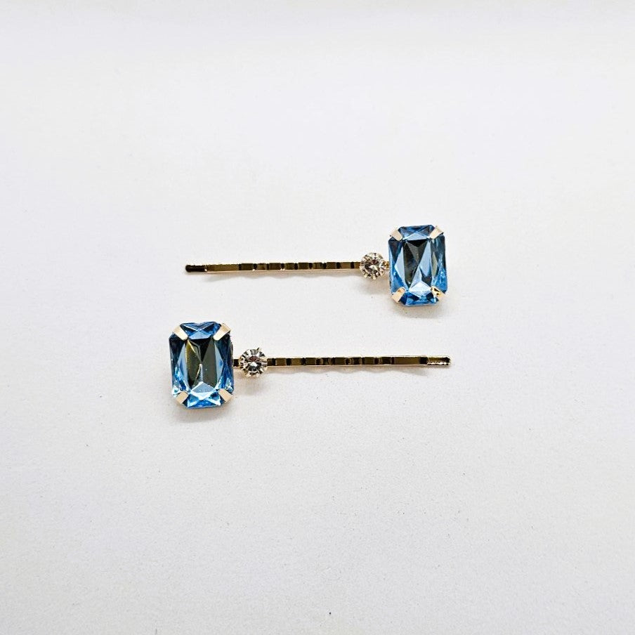 Odette Crystal Hair Slide - Pair