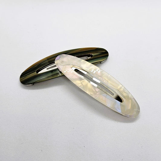 Nyla Premium Acetate Large Snap Clip