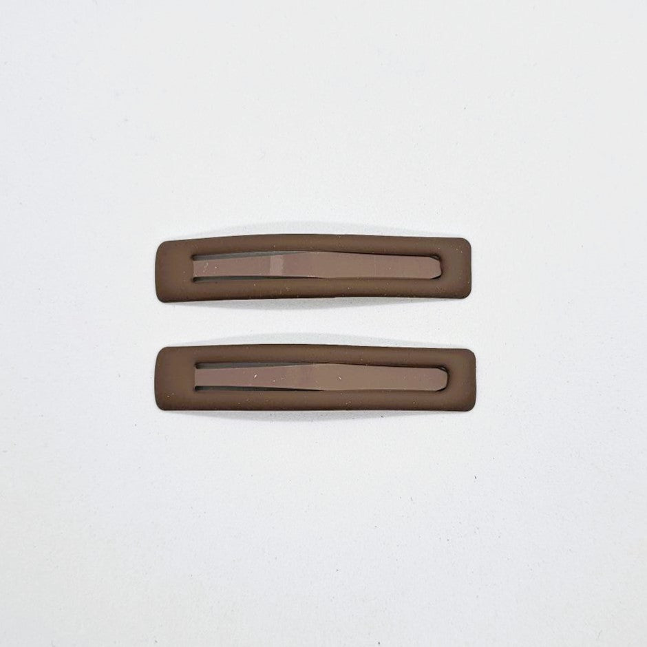 Boxie Matte Metal Snap Clip - Pair