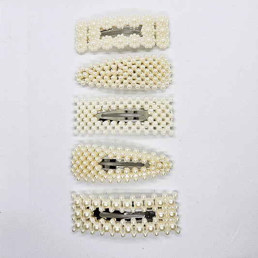 Uma Basic Pearly Snap Clip - Pair