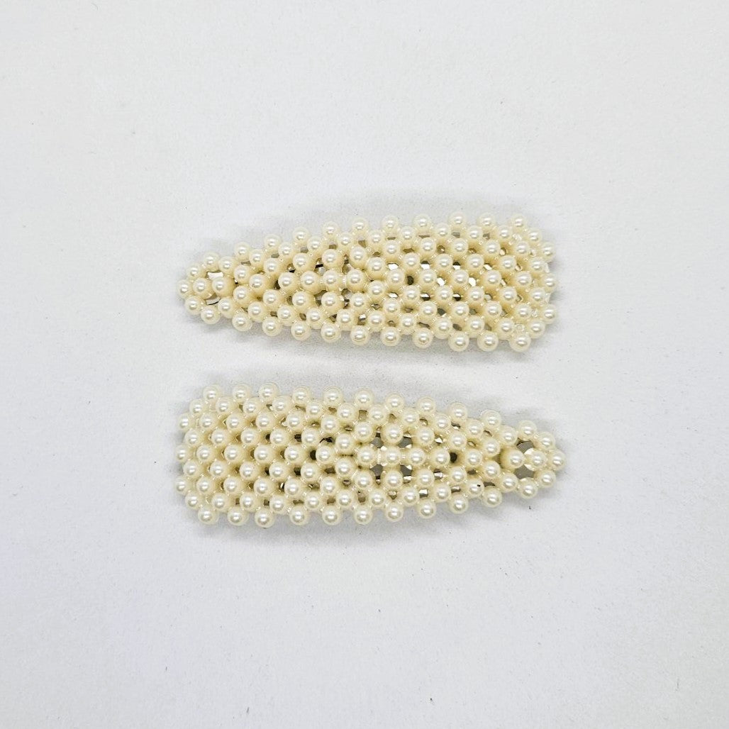Uma Basic Pearly Snap Clip - Pair