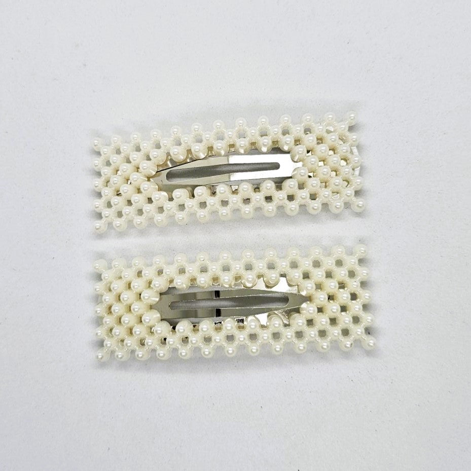 Uma Basic Pearly Snap Clip - Pair