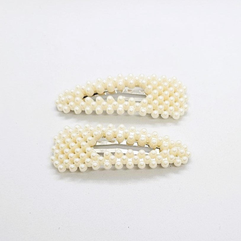 Uma Basic Pearly Snap Clip - Pair