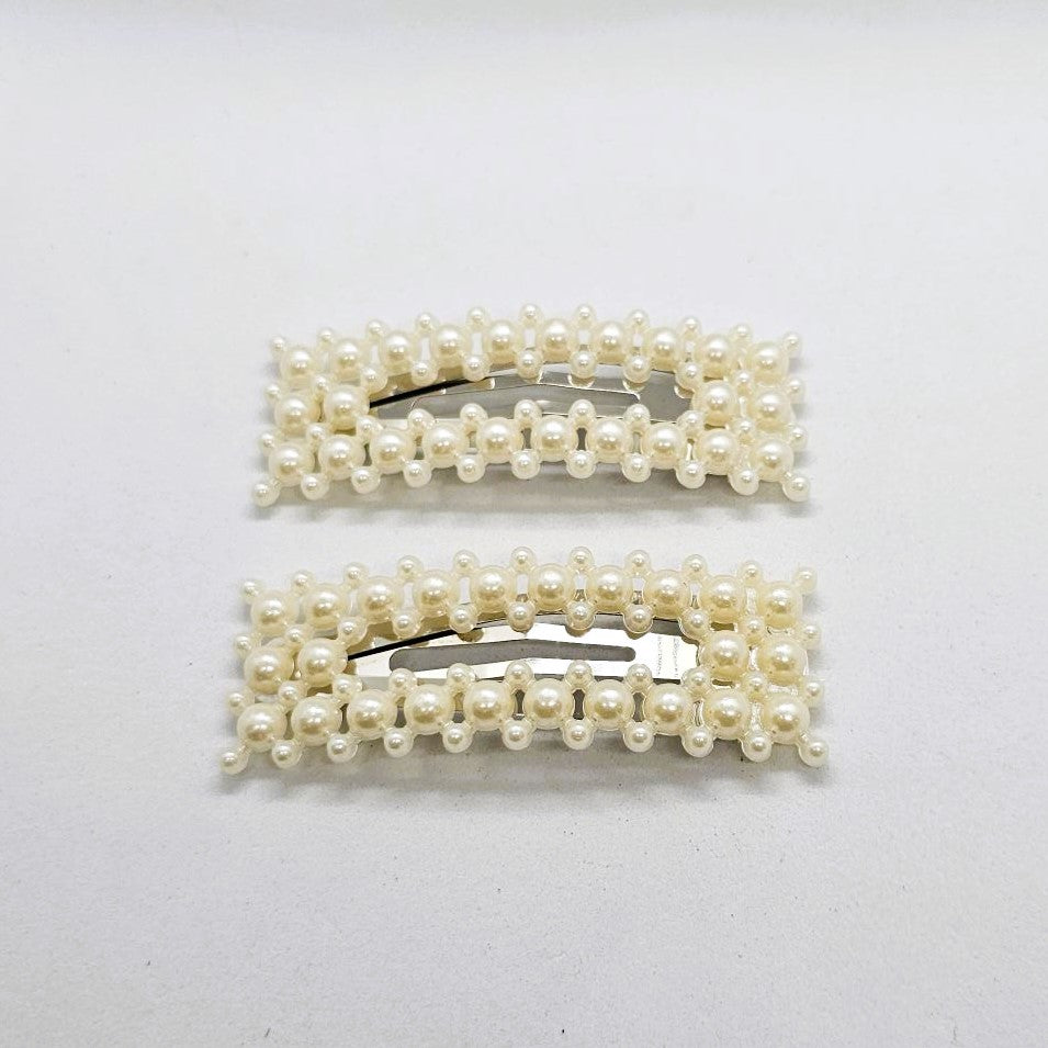 Uma Basic Pearly Snap Clip - Pair