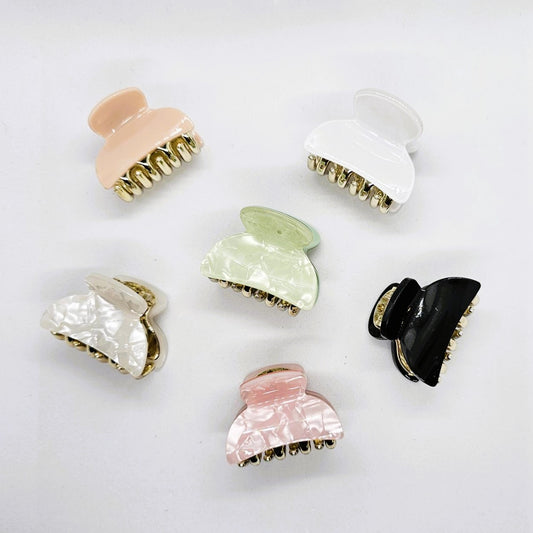 Josie Opaque Plastic Hair Claw