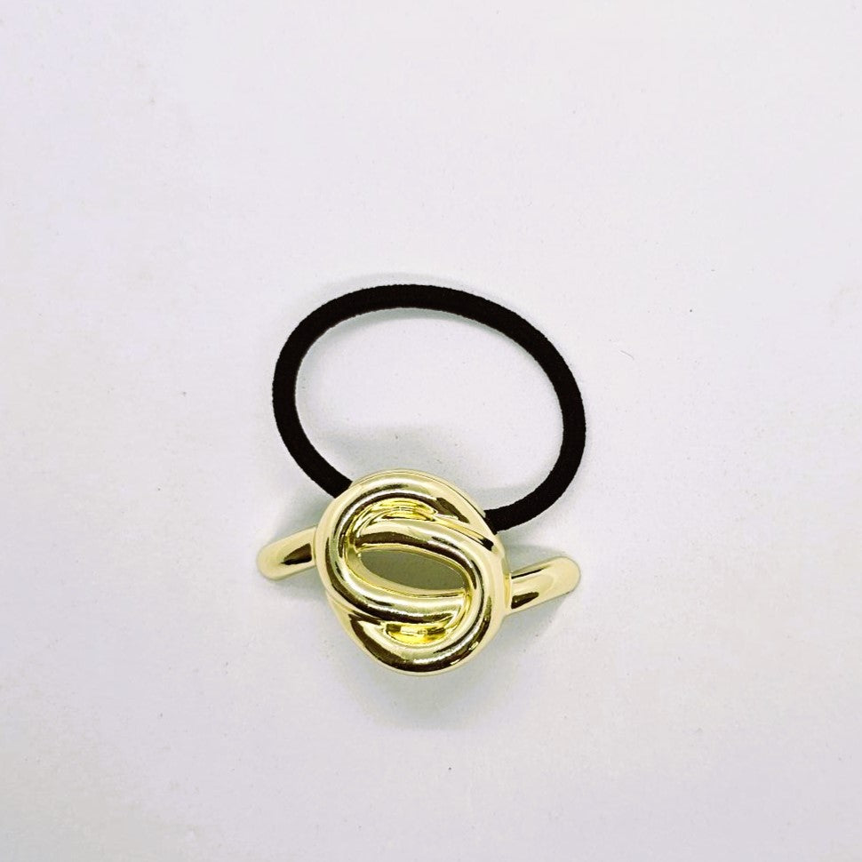 Zia Basic Knotted Metal Hair Tie