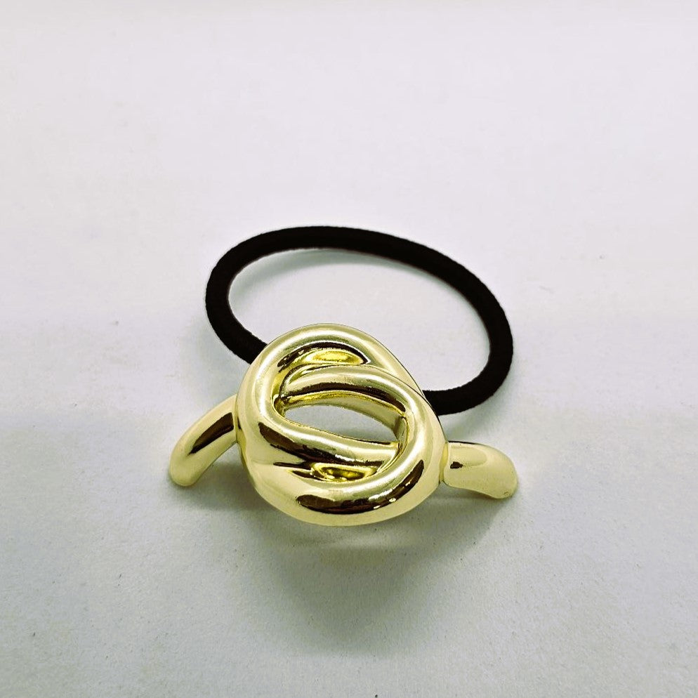 Zia Basic Knotted Metal Hair Tie