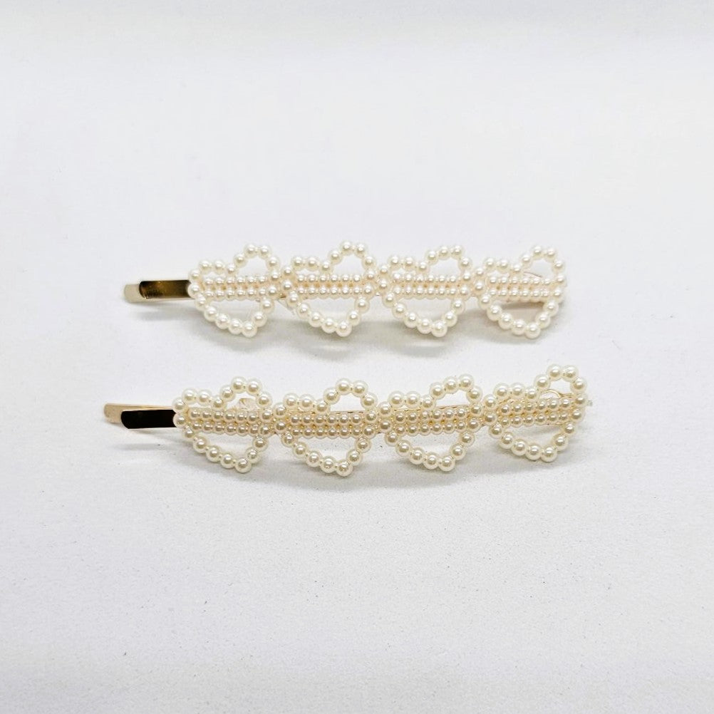Felicity Gold & Pearl Hair Slide