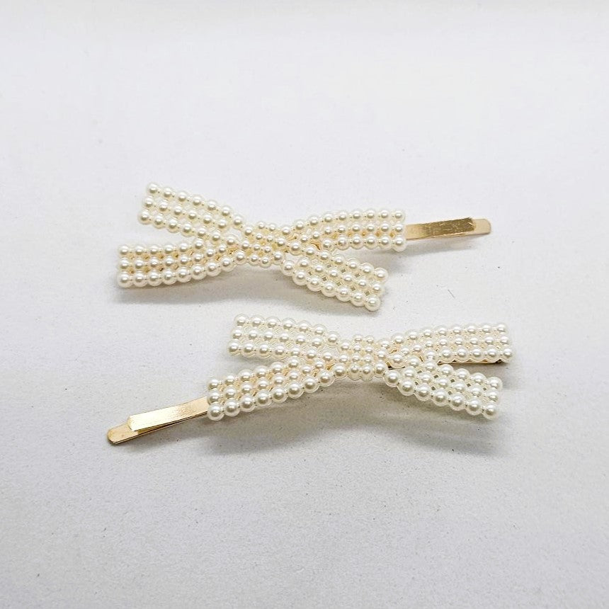 Felicity Gold & Pearl Hair Slide