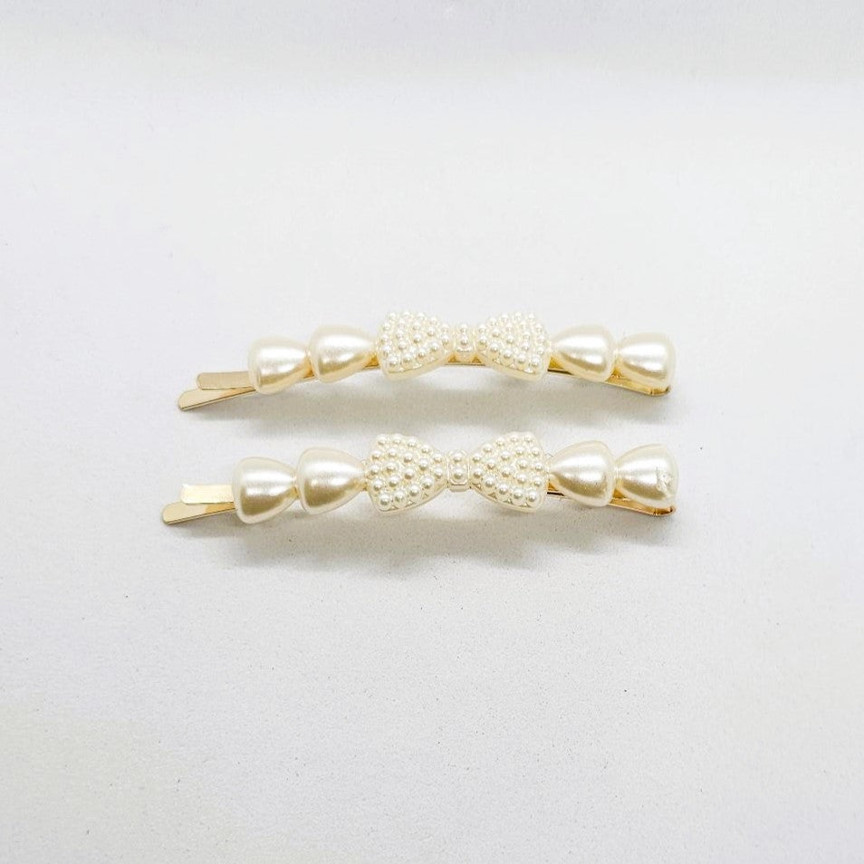 Felicity Gold & Pearl Hair Slide