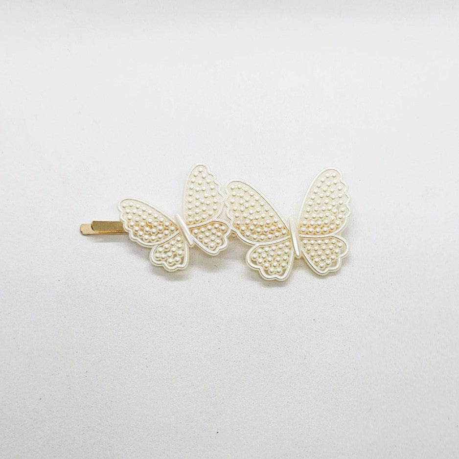 Felicity Gold & Pearl Hair Slide