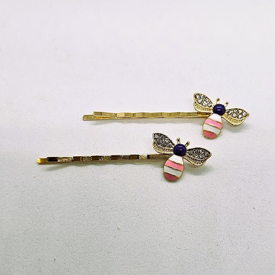 Scarab Hair Slide - Pair