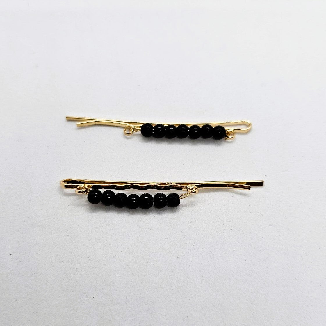 Yolanda Darks Beaded Hair Slide - Pair