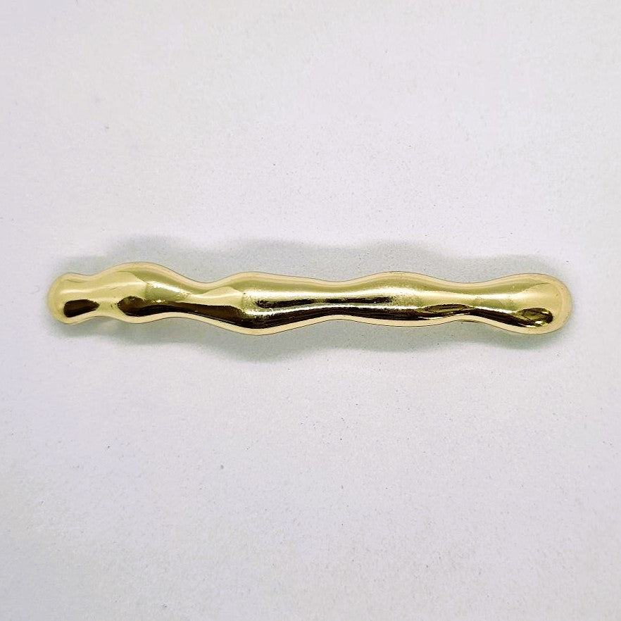 Disco Elongated Metal Barrette