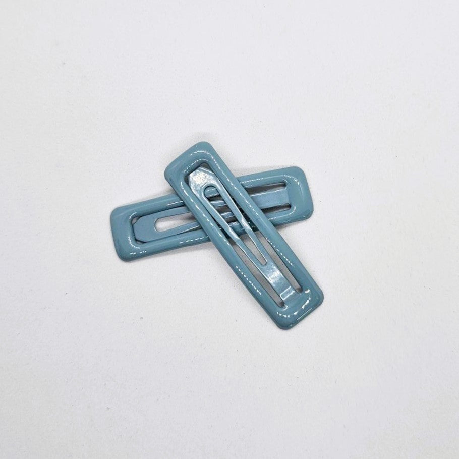 Boxie Matte Metal Snap Clip - Pair