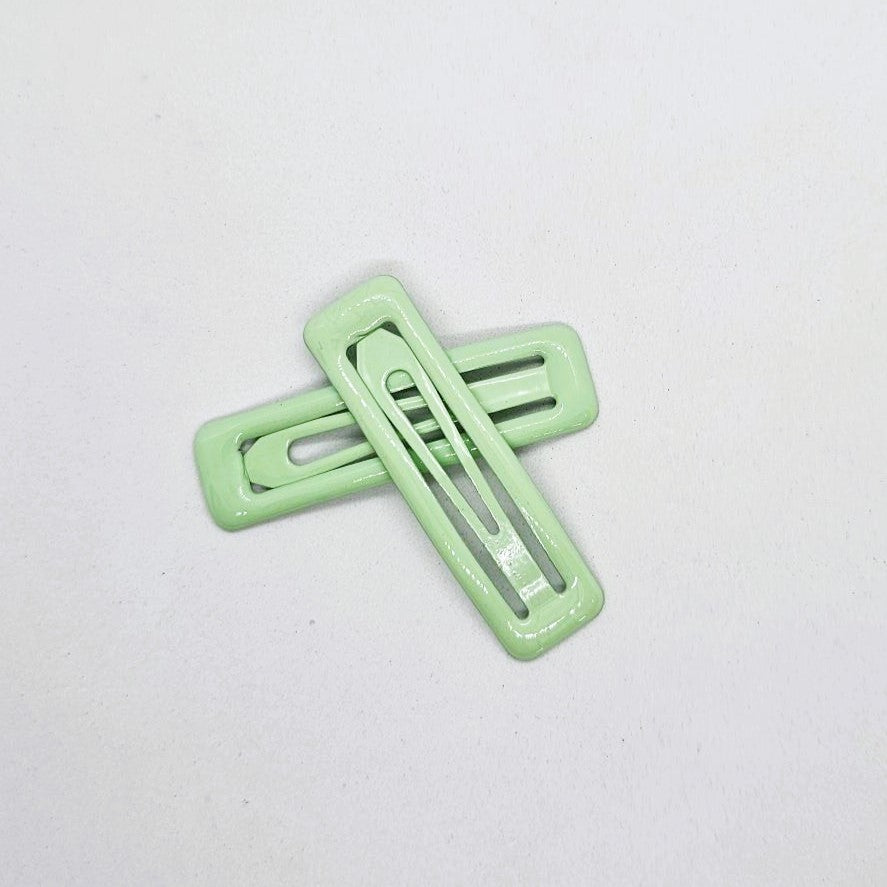 Boxie Matte Metal Snap Clip - Pair