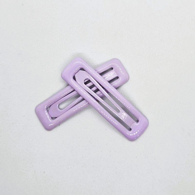 Boxie Matte Metal Snap Clip - Pair