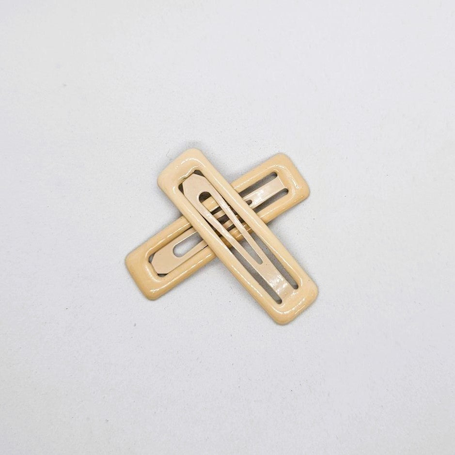 Boxie Matte Metal Snap Clip - Pair