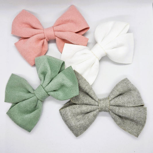 Janet Felted Fabric Bow