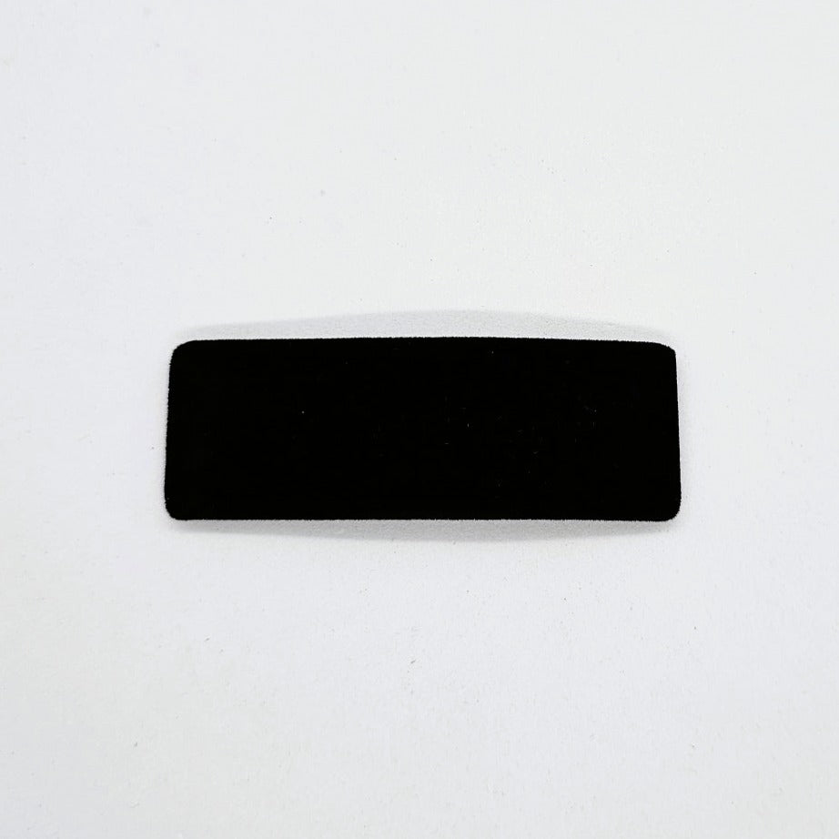 Staid Large Velvet Snap Clip