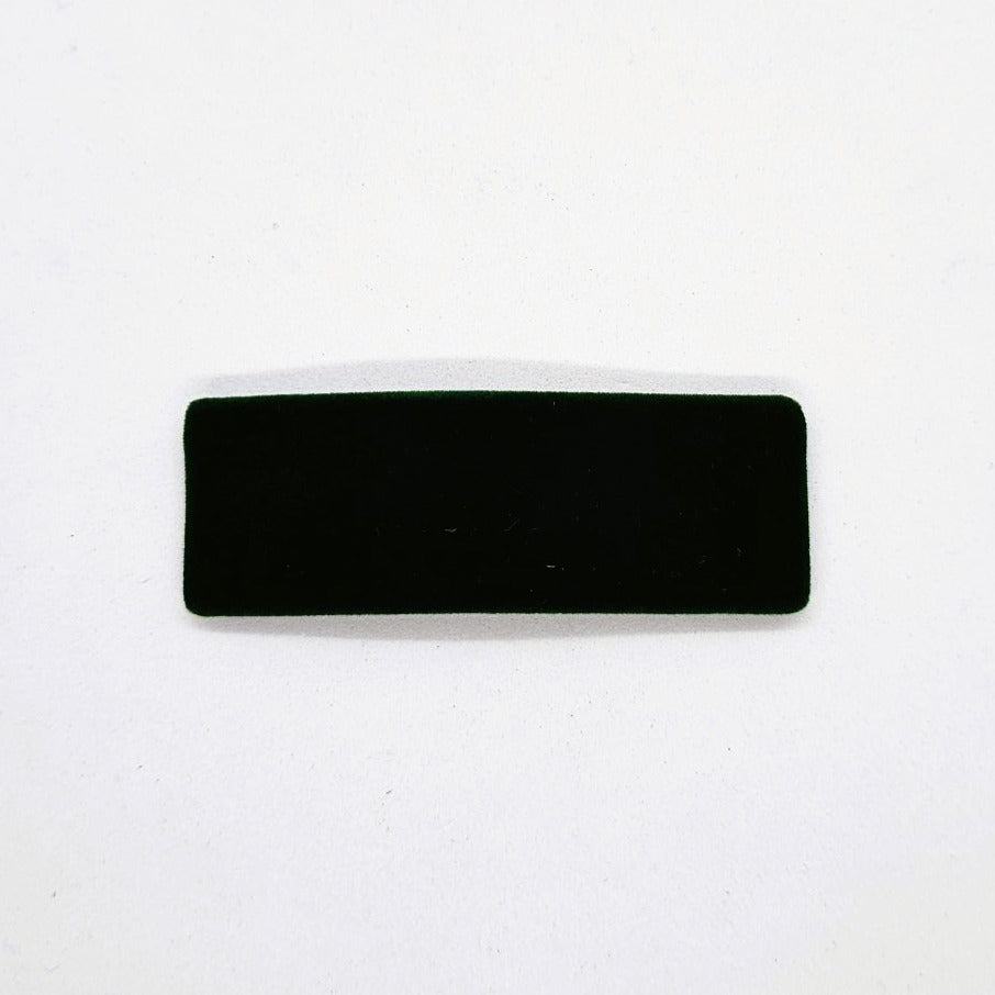 Staid Large Velvet Snap Clip