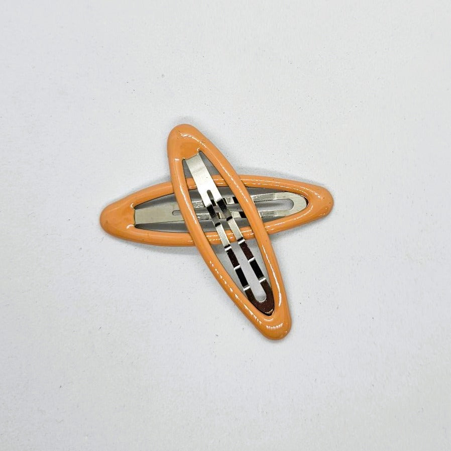 Megan Soft Touch Snap Clip - Pair