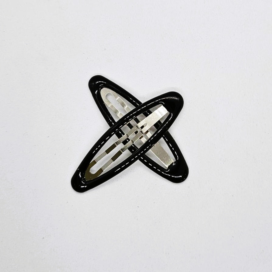 Megan Soft Touch Snap Clip - Pair