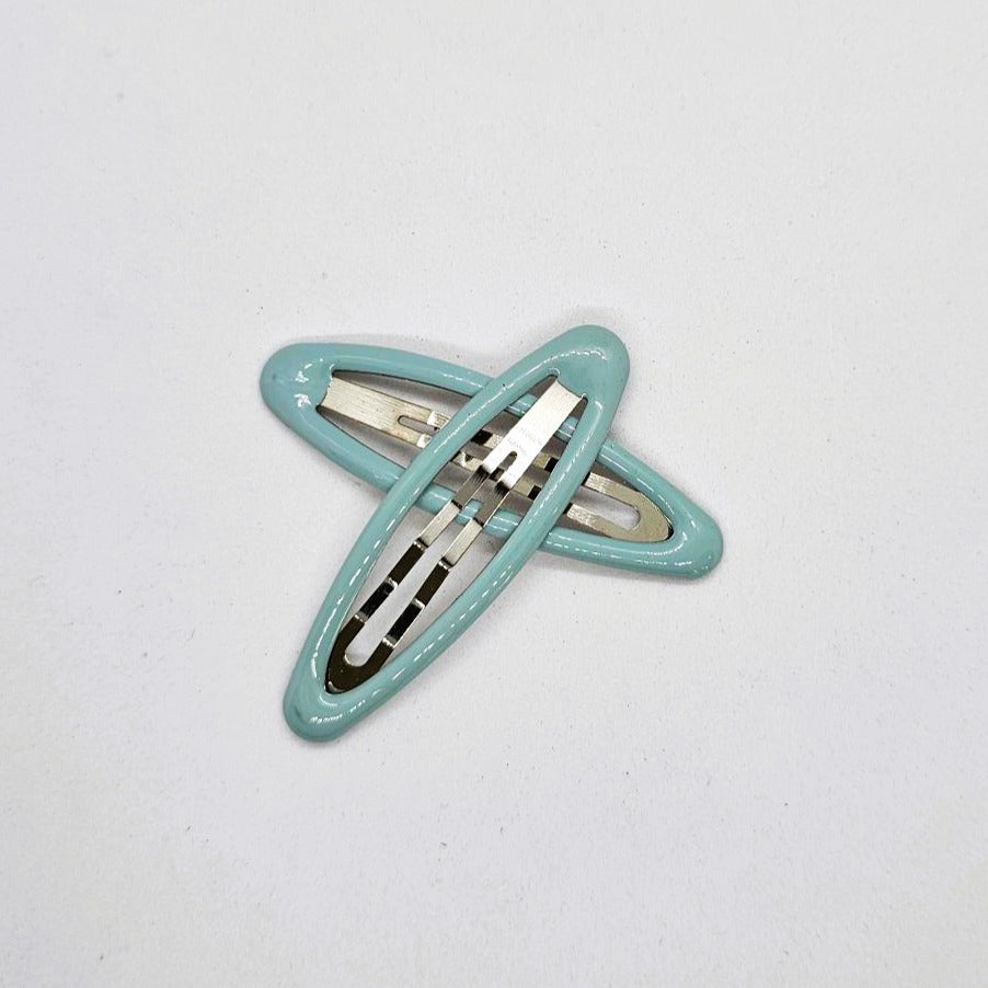 Megan Soft Touch Snap Clip - Pair